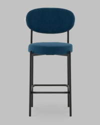 Стул Полубарный Бриф DD ПБ велюр синий