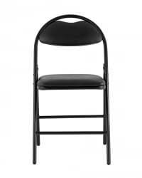 Стул складной Hagen экокожа Черный