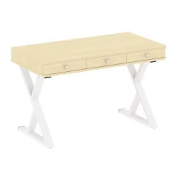 Стол письменный ХОМЕ ОФФИCЕ ВР.СП-1-118.М Клен/Белый металл / HOME OFFICE VR.SP-1-118.M