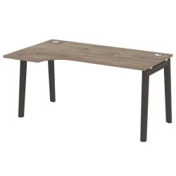 Стол эргономичный левый ONIX WOOD OW.SA-1(L) Тиквуд Темный/Темный