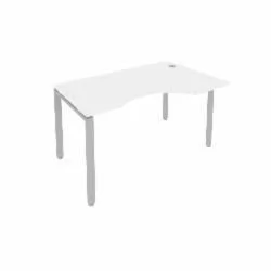 Стол письменный МЕТАЛ СЙСТЕМ Б.СА-2 Пр Белый/Серый / METAL SYSTEM