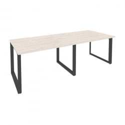 Стол переговорный (2 столешницы) ОНИКС О.МО-ПРГ-2.2 Денвер Светлый/Антрацит / ONIX O.MO-PRG-2.2