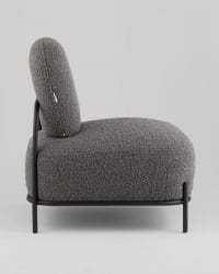 Кресло Стоун К new ткань букле темно-серый