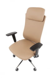 Офисное кресло CHAIRMAN 500 LUX экокожа Бежевый