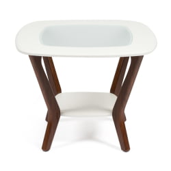 Стол журнальный GOODWIN МДФ/дерево, 65*65*50 см, белый