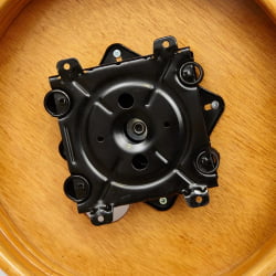 Кресло-качалка PAPASAN/ПАПАСАН w 23/01 B /с подушкой/ 115х78х104 см, Honey (мед), ткань Коричневый, 3М7-147