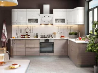 Тумба кухонная 400 Анастасия ЛД 027.063.000 Капучино