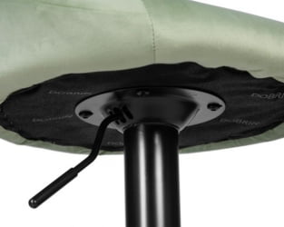 Стул барный ДОБРИН ЛОГАН БЛАCК (мятный велюр (МДЖ9-87)) 2 шт / DOBRIN LOGAN BLACK (MJ9-87))