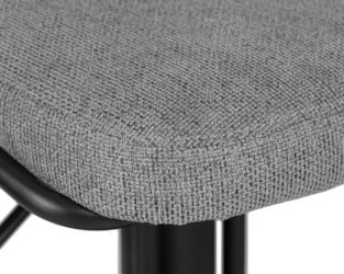 Стул барный ДОБРИН ОЛИВЕР (серая ткань (ФЛЙ1347-17)) 2 шт / DOBRIN OLIVER (FLY1347-17))