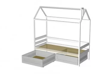 Ящик для детской кровати RooRoom яв-2Р Розовый