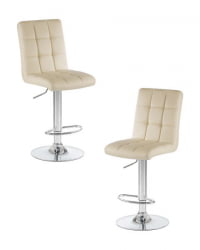 Стул барный DOBRIN KRUGER (кремовый) 2 шт