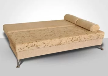 Диван прямой Комфорт саваж 9 микровелюр кожа 24-3