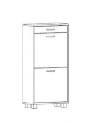 Обувница ШО-52 В Ясень шимо светлый