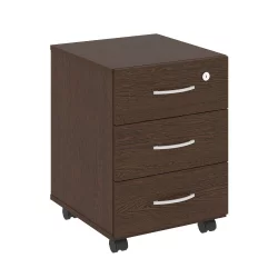 Тумба подкатная (3 ящика, с замком) NOVA S В.ТМ-3 Венге Цаво