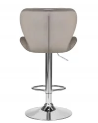 Стул барный DOBRIN BARNY Серый велюр MJ9-75
