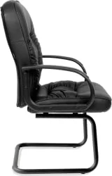Кресло для посетителя Chairman 416V Черное Эко