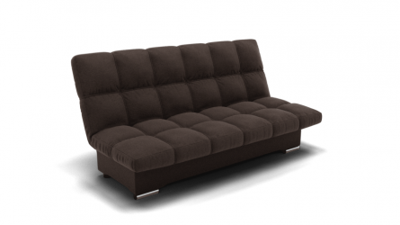 Диван Финка (ЗР) Цвет фасада: Коричневый; Тип: Прямой; Материал фасада: Металл/Велюр