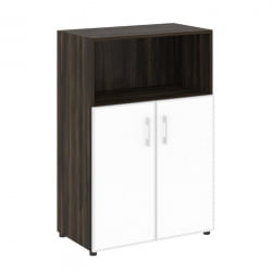 Шкаф Ялта ЛТ.СТ-2.2 Р вхите Дуб Мали/Стекло Вхите 800*450*1195 / LT.ST-2.2 R white White