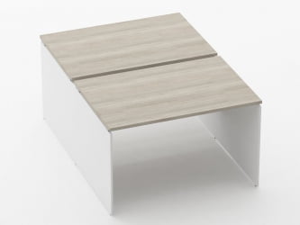 Рабочий модуль Deka ЛДСП каркас 75.165.12 Дуб Сантана светлый/Белый