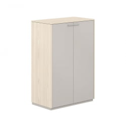 Шкаф средний Atlas NZ-0315.YN.GS Ясень Наварра Серый камень