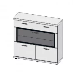 Комод Корано Бм.Кор-86 Белый