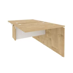 Стол-приставка двойной к опорным элементам ONIX O.D.SPR-1.8 Тиквуд Светлый/Белый