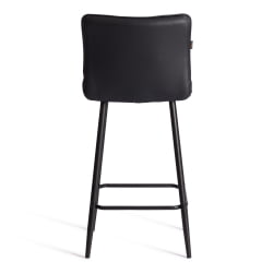 Полубарный стул Bari/Бари экокожа , черный, 42х55х99 см
