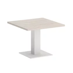 Стол журнальный квадратный HOME OFFICE VR.SP-5-60.2G Денвер Светлый/Белый металл