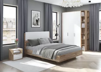 Спальня Николь комплект №1 Дуб Альпийский/Серый