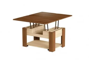 Журнальный столик на колесиках Стэп-4 Дуб Сонома Дуб Сакраменто