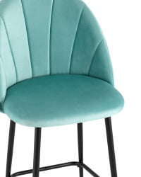 Стул полубарный Логан (ПБ) Бирюзовый