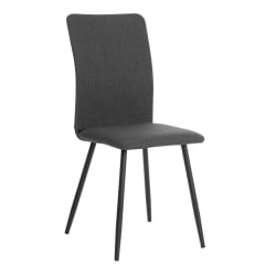 Стул обеденный La Rousse NEW, ткань рогожка, темно-серый, F68, 45x55x93 см