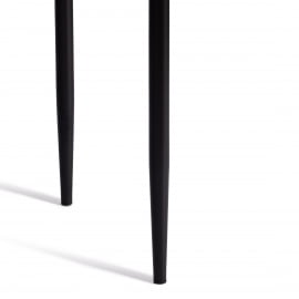 Металлический стул Easy (mod. JSC02-1) металл, флок, 41 х 52 х 96 см, Dark grey (темно-серый) HLR24 / черный