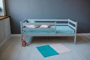 Детская кровать для девочки RooRoom VK-11с Серая