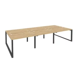 Рабочая станция на О-образном м/к ONIX O.MO-D.RS-6.2.8 Тиквуд Светлый/Антрацит