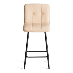 Полубарный стул Medeo/Медео экокожа , бежевый, 42х56х102 см
