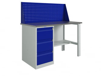 Верстак Профи (№403) ВТ140.ВД3/Ф1.010 / Profi WT140.WD3/F1.010