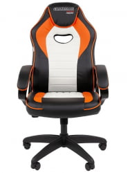 Игровое кресло Chairman гаме 16 Черный Оранжевый Белый / game