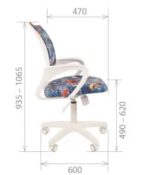 Детский стул CHAIRMAN KIDS 103 Машинки