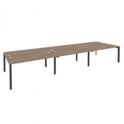 Рабочая станция на П-образном м/к ОНИКС О.МП-Д.РС-6.4.7 Дуб Аризона/Антрацит / ONIX O.MP-D.RS-6.4.7