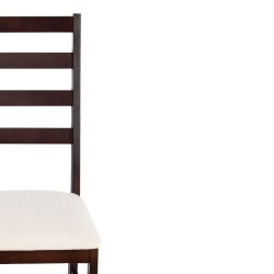 Стул ROSARIO Многослойная фанера, 39 х 39 х 99 см, Cappuchino, ткань бежевая (81/10)