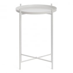 Столик журнальный TAVETT / 1 шт. в упаковке металл, 37,6*37,6*52 см, белый