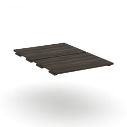 Двойной стол-приставка к двум опорным тумбам/шкафам CONCEPT CN.DSPR-005 Дуб Мали Черный