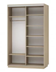 Шкаф-купе двухдверный Экспресс Дуо Экспенс 1400х2400h Дуб сонома