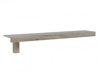 Полка в детскую Дуб крафт серый/Дуб крафт белый