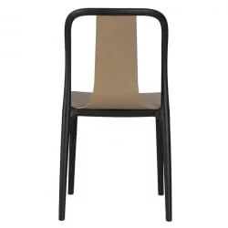 Стул обеденный DOBRIN ADAM (черный/бежевый)