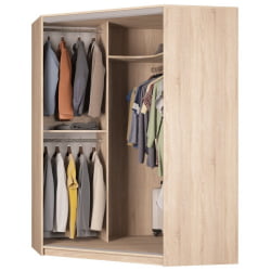 Шкаф-купе YA-198х1400-568-5(Белый-D2D2)