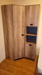 Бежевый шкаф Пилигрим ТД-276.07.20 Дуб rаньон светлый/Серый