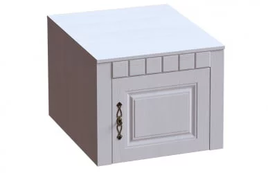 Бельевой шкаф Прованс 06 Бодега белая Платина премиум