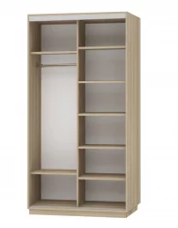 Шкаф-купе двухдверный Экспресс Дуо 1200х2200h Улица/Ясень шимо светлый